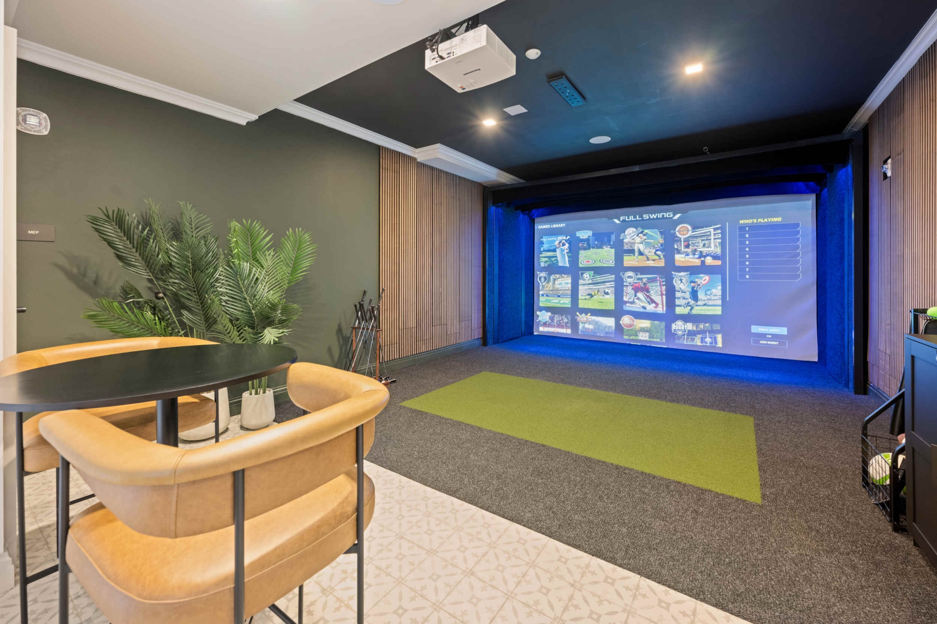 golf simulator elevate